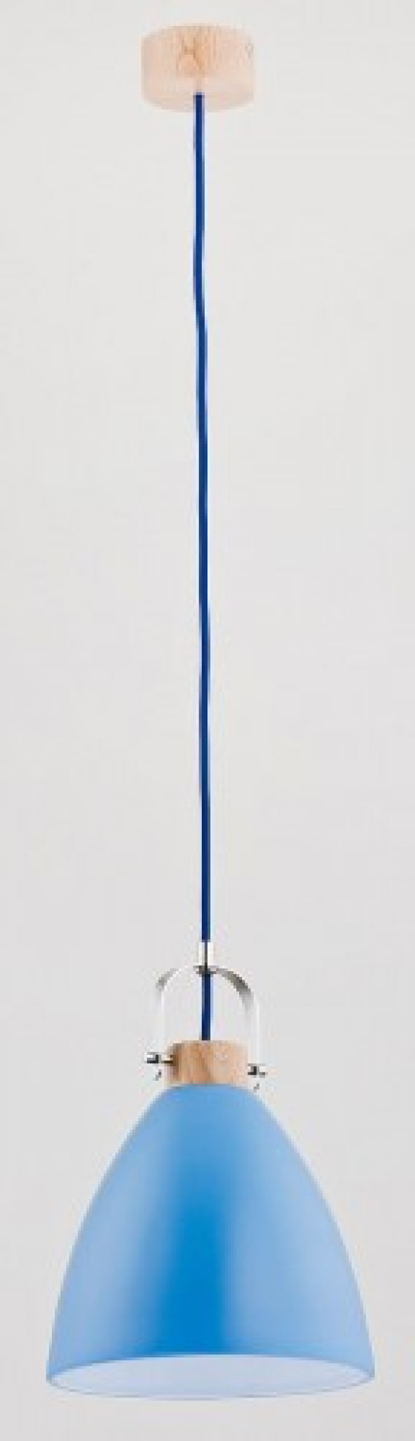 Hermina lampa wisząca 1-punktowa niebieska 9646
