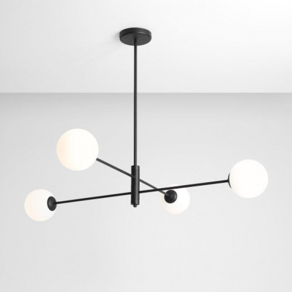 Homme lampa wisząca 4-punktowa czarna 1090PL_L1