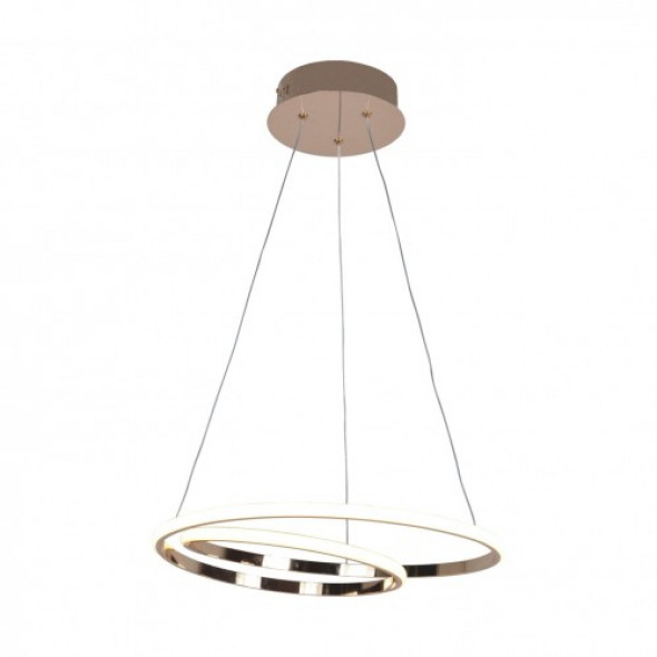 Ilusion LED lampa wisząca 1-punktowa złota K-8048