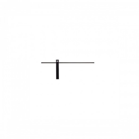 Impulse S LED kinkiet 1-punktowy czarny 8115