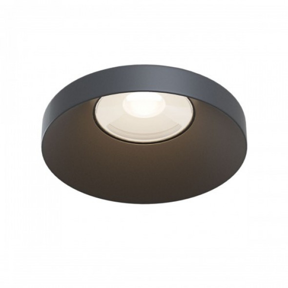 Kappell LED oprawa sufitowa do zabudowy 1-punktowa czarna DL040-L10B4K