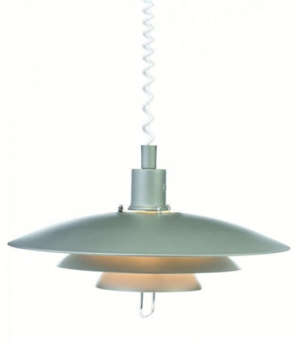 Kirkenes lampa wisząca 1-punktowa szara 102282