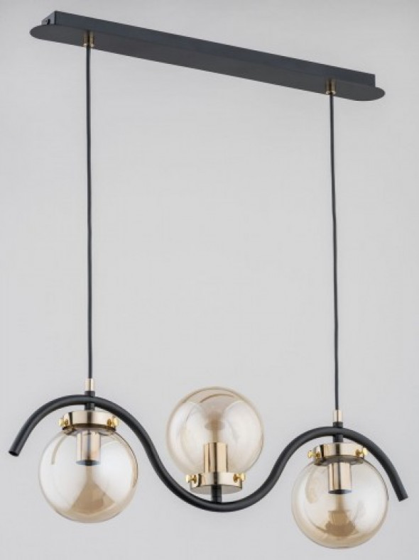 Korda lampa wisząca 3-punktowa złota 62154