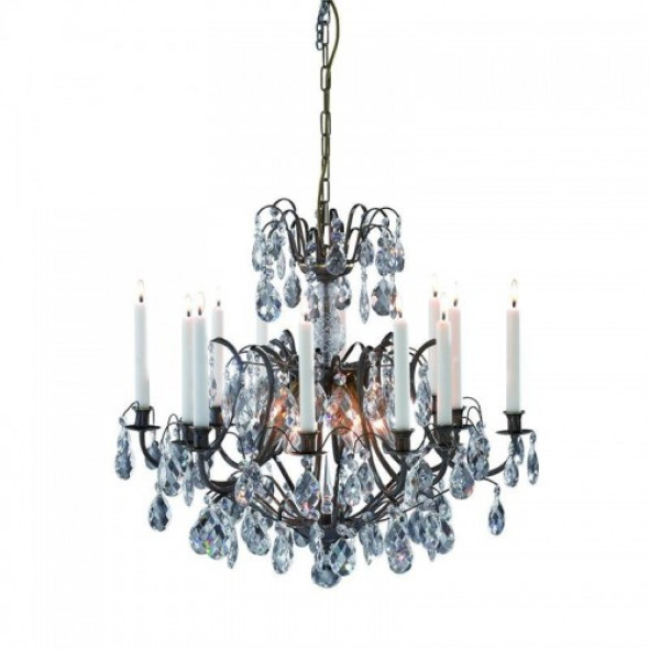 Kronovall żyrandol 6-punktowy antyczny/brilliant 100558