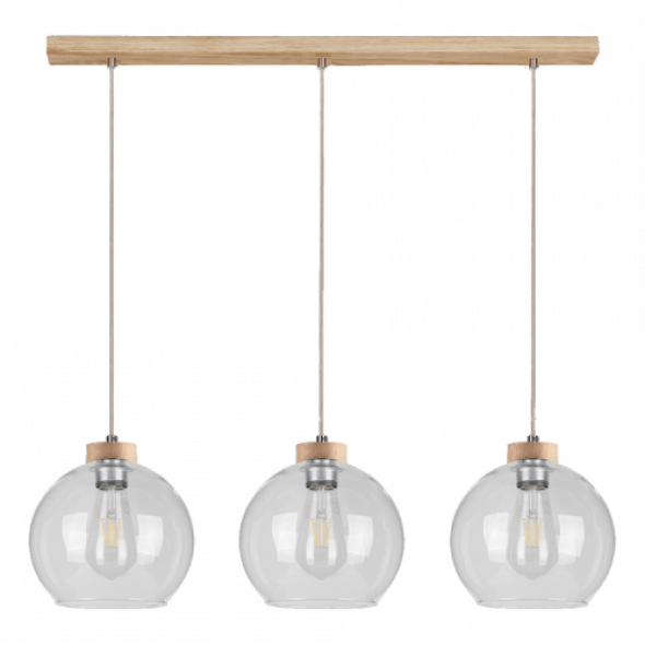 Laguna Wood lampa wisząca 3-punktowa dąb olejowany 18710374