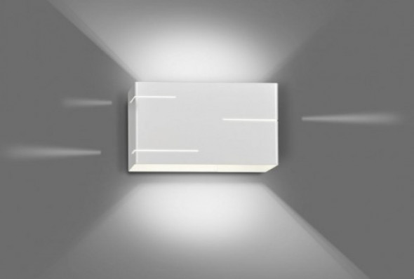 Laser kinkiet 1-punktowy biały 824/1