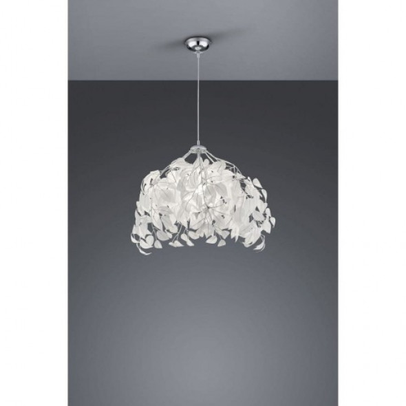Leavy lampa wisząca 1-punktowa chrom R10461901