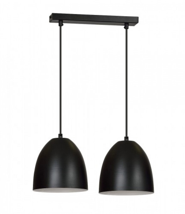 Lenox lampa wisząca 2-punktowa czarna/biała 391/2