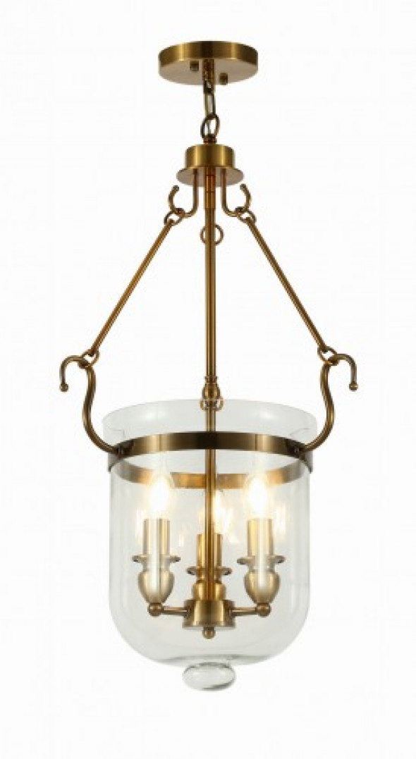 Leo lampa wisząca 3-punktowa mosiężna LDP 6116-3 (MD)