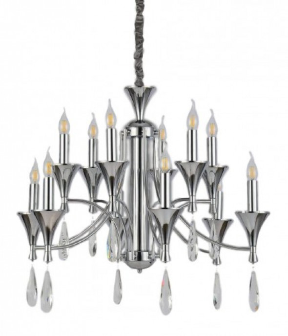 Libero żyrandol 12-punktowy chrom LDP 1230-12 (CHR)