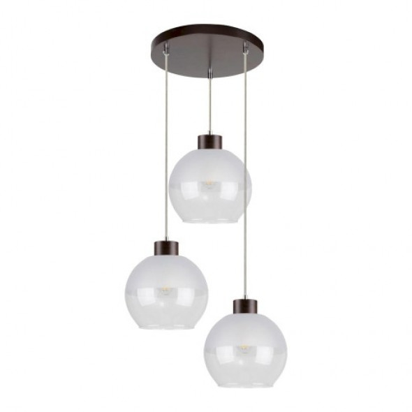 Linea lampa wisząca 3-punktowa orzech 1860376R