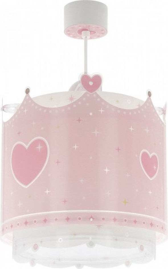 Little Queen lampa wisząca 1-punktowa różowa 61102