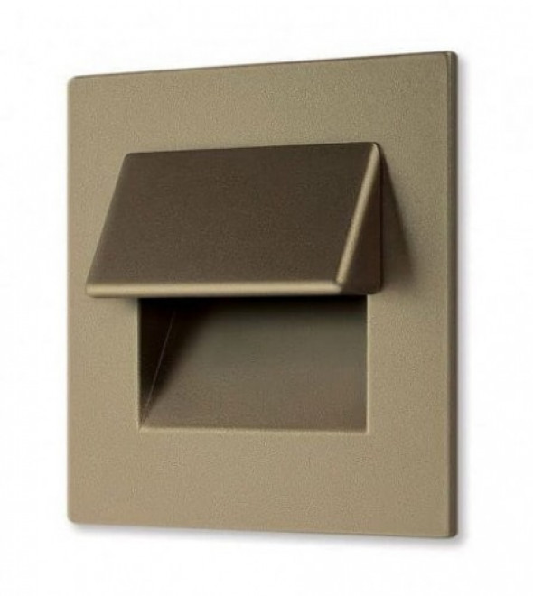 Live LED 12V oprawa schodowa (biały ciepły) stare złoto 3000111