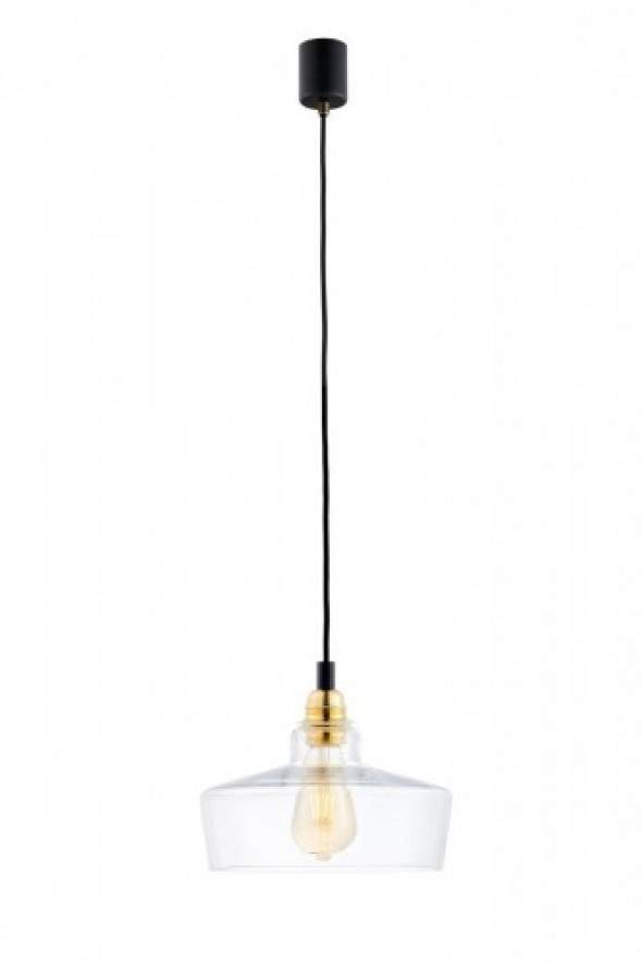 Longis III lampa wisząca 1-punktowa złota/transparentna 10873105