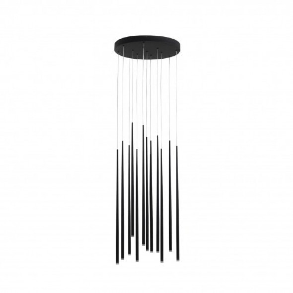 Louise LED lampa wisząca 12-punktowa czarna AZ3419