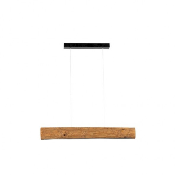 Lucas LED lampa wisząca 1-punktowa sosna bejcowana/czarny 69480104