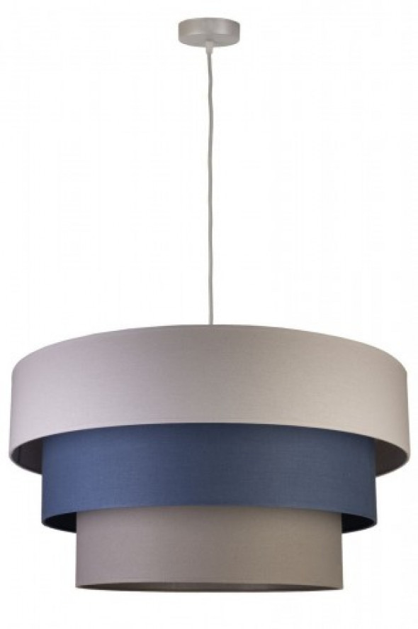 Luneta lampa wisząca 1-punktowa szara/granat/antracyt 8991