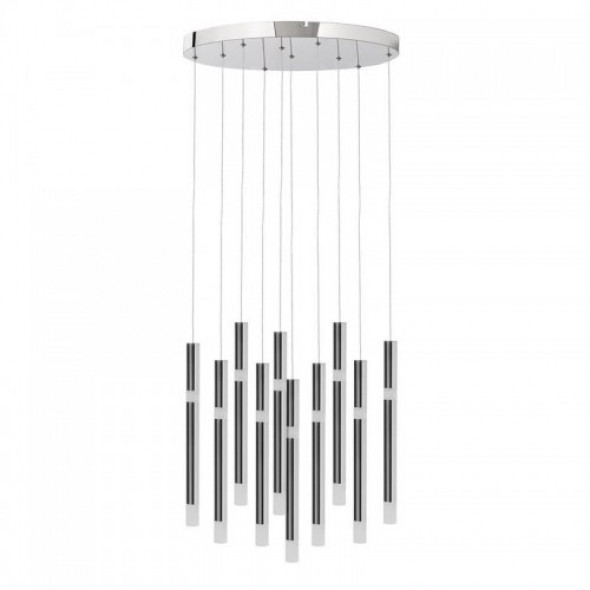 Luno LED lampa wisząca 10-punktowa chrom BL1447