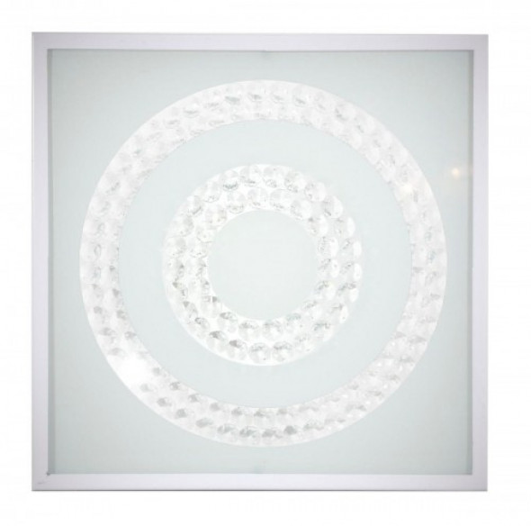 Lux LED 4000K plafon biały podwójny ring 10-64493