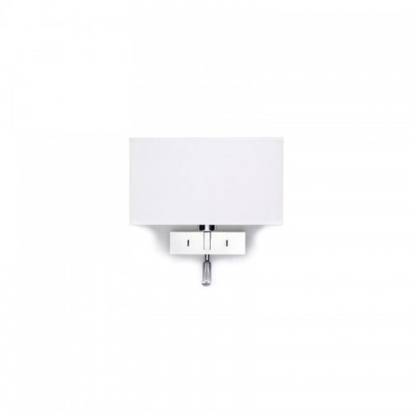 Madera LED kinkiet 2-punktowy biały BL0433