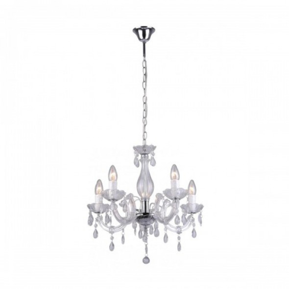 Magnolia żyrandol 5-punktowy transparent RLD94016-5A