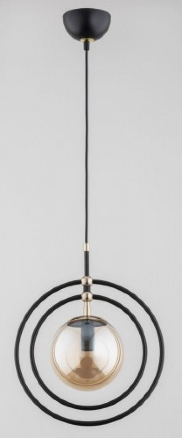 Mandi lampa wisząca 1-punktowa czarna/złota 60886