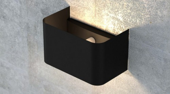 Manz kinkiet 1-punktowy czarny 742/1