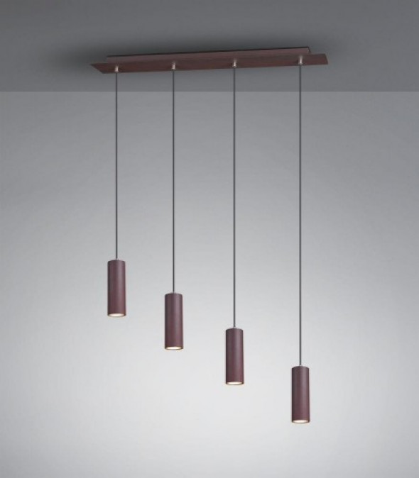 Marley lampa wisząca 4-punktowa rdzawa 312400424
