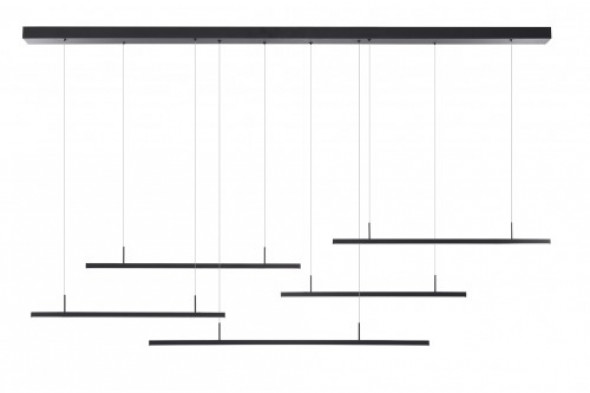 Merlo LED lampa wisząca 5-punktowa czarna AZ3184