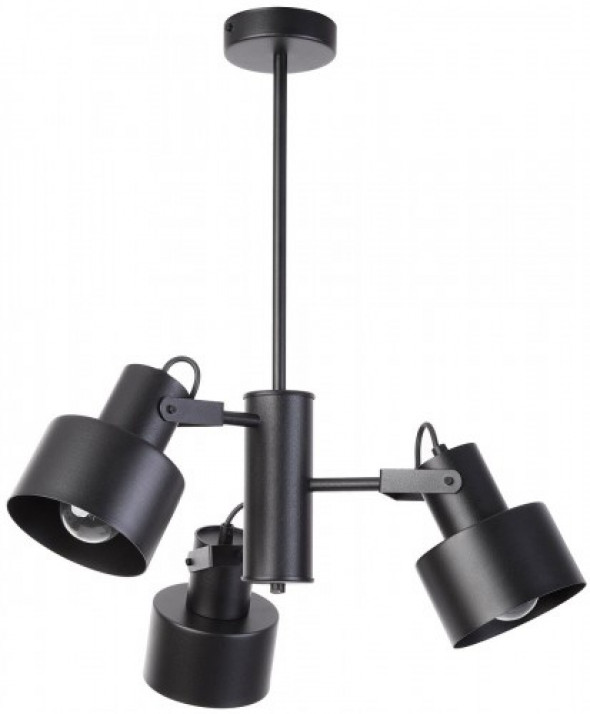 Metro lampa wisząca 3-punktowa czarna 31578