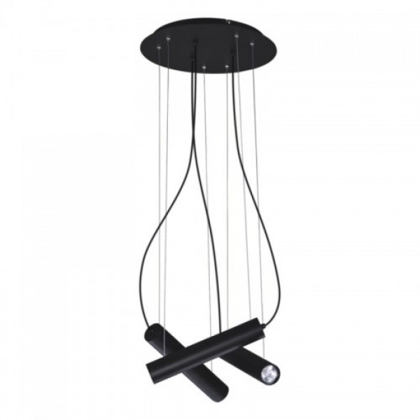 Mile lampa wisząca 3-punktowa czarna K-4401
