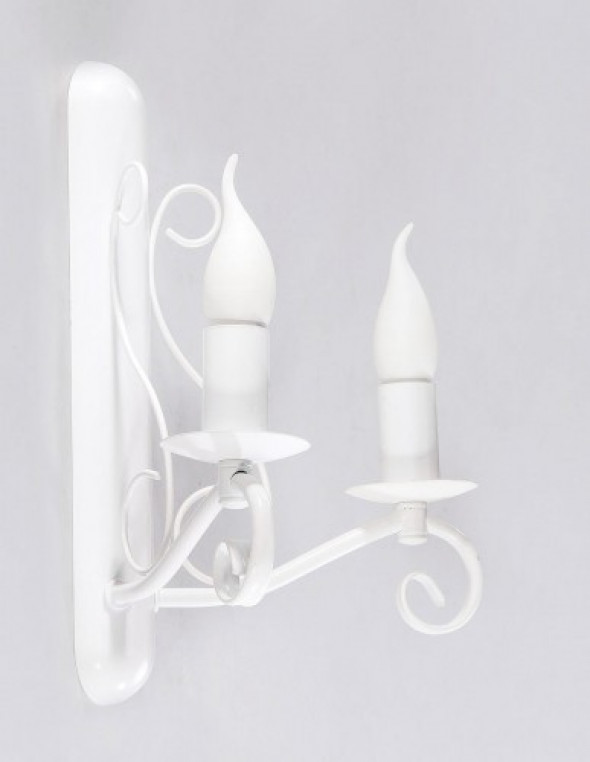 Mira Classic kinkiet 2-punktowy biały/kremowy/wenge/czarny