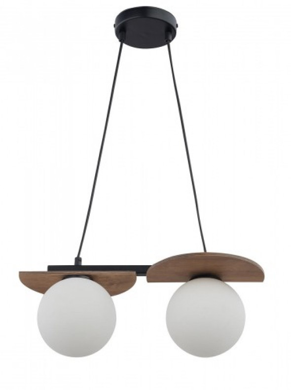 Mirror lampa wisząca 2-punktowa czarna 33298