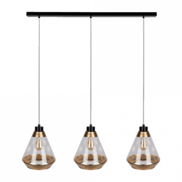 Mistral lampa wisząca 3-punktowa złota 15820304