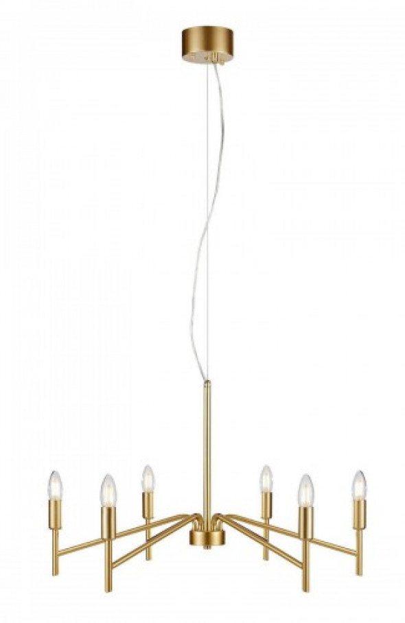 Monarch żyrandol 6-punktowy złoty 108210