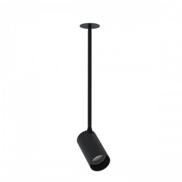 Mono Surface Long M lampa wisząca wpustowa 1-punktowa czarna 7738