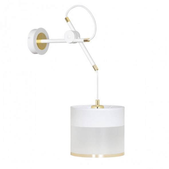 Monolit kinkiet 1-punktowy biały 589/K1