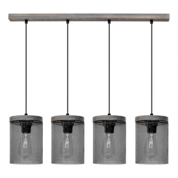 Monsun lampa wisząca 4-punktowa szara 161859457
