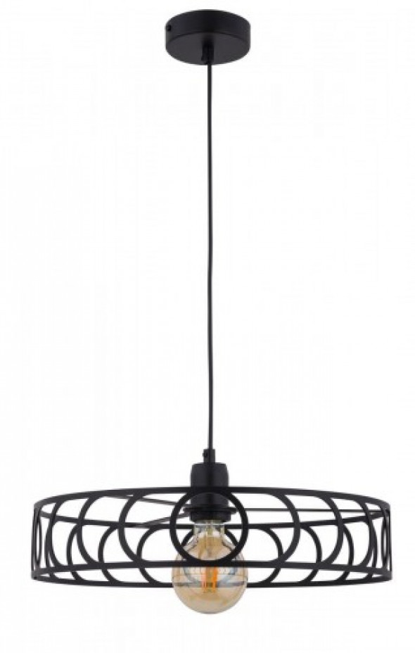 Moon lampa wisząca 1-punktowa czarna 32041