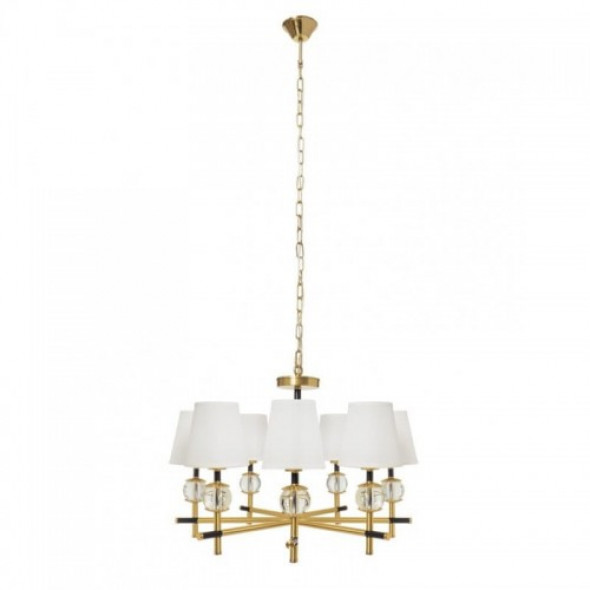 Moseka żyrandol 7-punktowy antyczne złoto BL5443