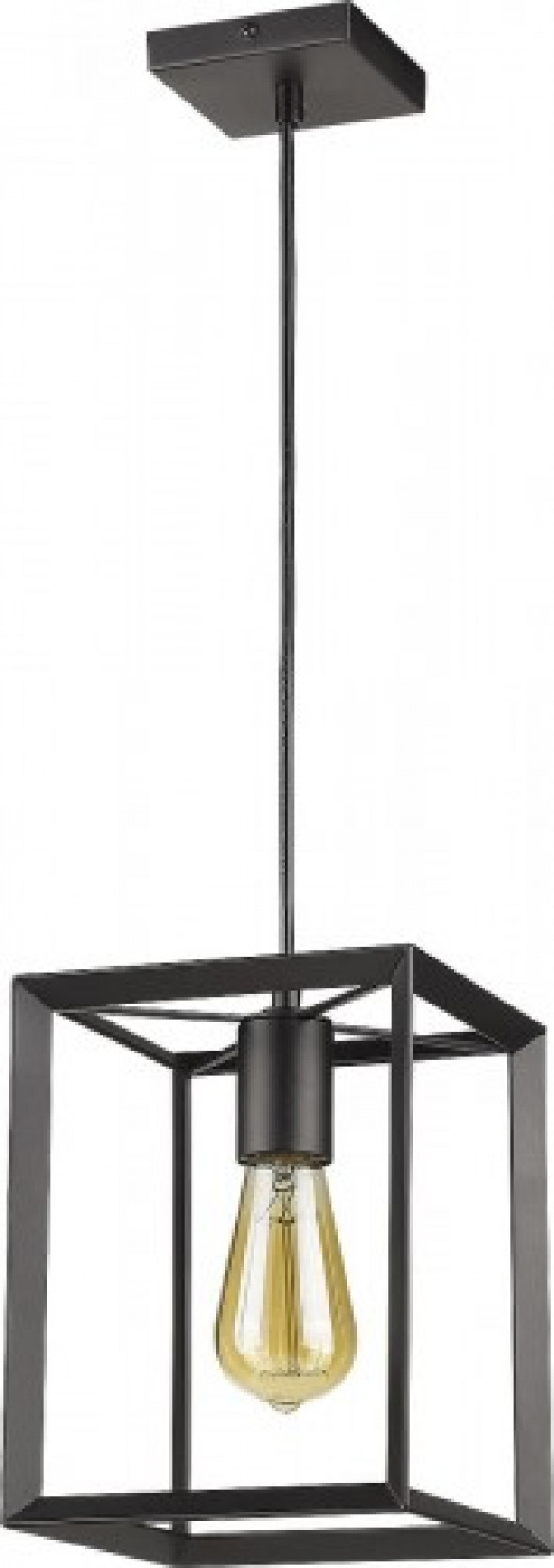 Napoli lampa wisząca 1-punktowa czarna LP-4146/1P-BL