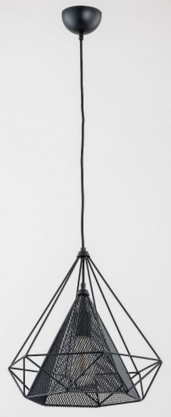Net lampa wisząca 1-punktowa czarna 60499