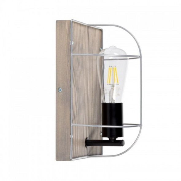 Netuno kinkiet 1-punktowy szary/srebrny 92071157