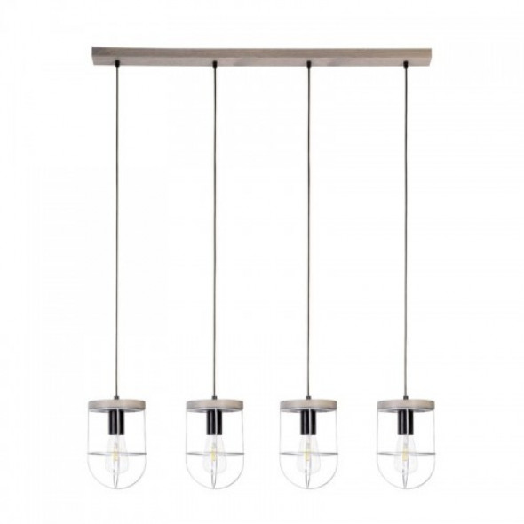 Netuno lampa wisząca 4-punktowa szara/srebrna 1871759457