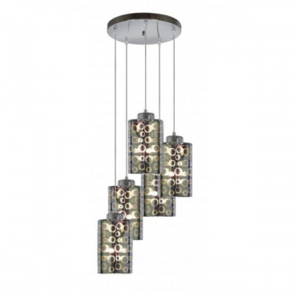 Nocturno lampa wisząca 5-punktowa 35-57730