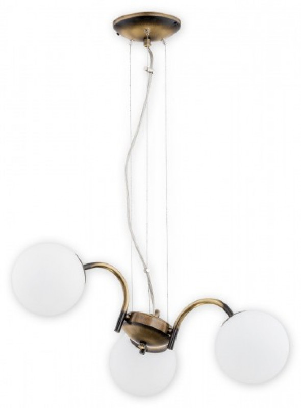 Nol żyrandol 3-punktowy patyna O2903 W3 PAT