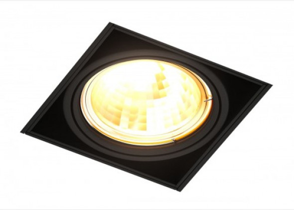 Oneon DL 50-1 oprawa do zabudowy 1-punktowa czarna 94361-BK