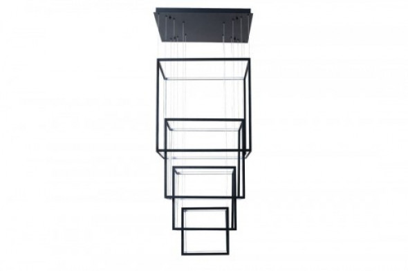 Opera XL LED lampa wisząca 4-punktowa czarna AZ3139
