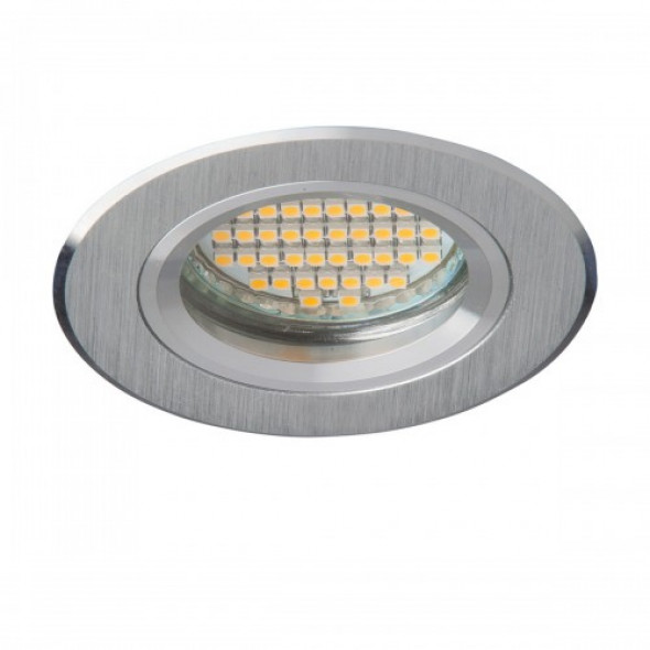 Oprawa sufitowa halogenowa wpustowa chrom/aluminium OH21