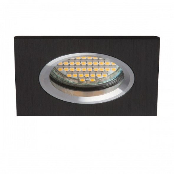 Oprawa sufitowa halogenowa wpustowa czarna OH20